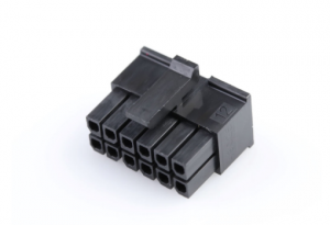 колодка (розетка) mmf-2x06f 12 pin черный micro-fit molex 430251200