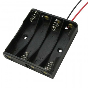 батарейный отсек ruichi bh441 aaa 4x1 (bh625), открытый