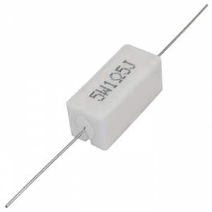 мощный постоянный резистор ruichi rx27-1 1.5 ом 5w 5% / sqp5, керамо-цементный  корпус