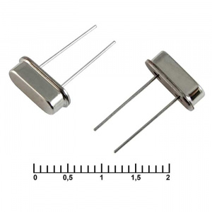 кварцевый резонатор ruichi hc49s 25 mhz 20pf 30ppm, монтаж tht
