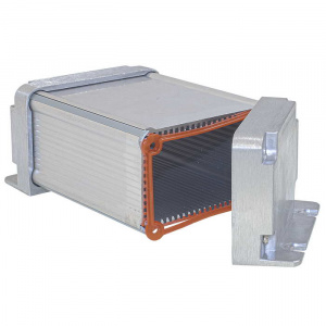 корпус приборный из алюминиевого профиля с фланцами ztm-electro z35j-1, ip65, 100x88x55 мм