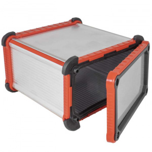 корпус приборный из алюминиевого профиля ztm-electro z35h-6, ip52, 100x113x62 мм
