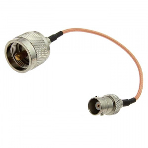 разъём высокочастотный ruichi sl16-j-1.5-rg316-15cm-bnc-k-1.5, длина 15 см