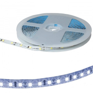 светодиодная лента ruichi, s-2835 300 led, ip65, 12 в, цвет белый, катушка 5 м (цены указаны  за 1 м