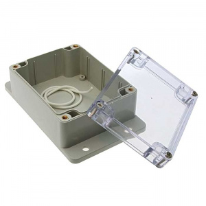корпус для рэа пластиковый пылевлагонепроницаемый с фланцами ztm-electro z212cmf, ip65, 115x90x55 мм