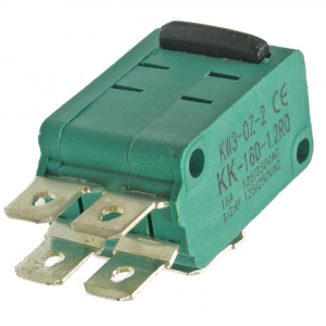 микропереключатель ruichi msw-08, on-(on) 6p-2x3p, 5 а, 250 в
