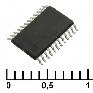 ad7190bruz, аналого-цифровой преобразователь analog devices, 24-разрядный, сигма- дельта, корпус tss