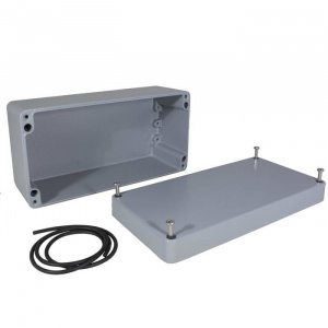 корпус для рэа алюминиевый влагозащищенный ztm-electro z11a-55, ip67, 200x100x80 мм