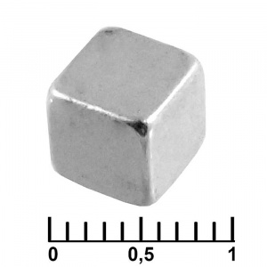 магнит ruichi b 6.35x6.35x6.35 мм, класс n35, квадратный