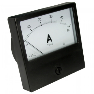 амперметр ruichi м42300 50а (аналог), щитовой