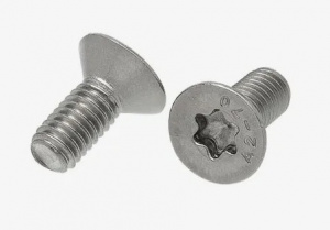 винт m3x16, iso 10642, din 7991 (torx)