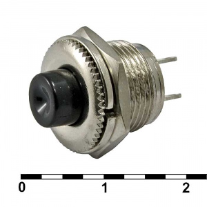 кнопочный переключатель ruichi psw-3-b, 220 в, 0.3 а