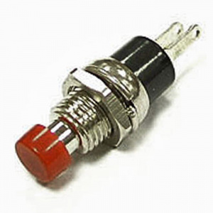 кнопочный переключатель ruichi pbs-10c-2, on-off, красный