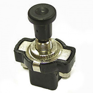 кнопочный переключатель ruichi asw-05 l7, off-on, чёрный