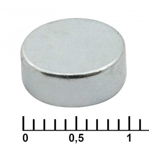 магнит ruichi c 10x4 мм, класс n35, круглый