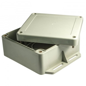 корпус для рэа герметичный пластиковый с фланцами ztm-electro z386mf, ip65, 120x120x60 мм